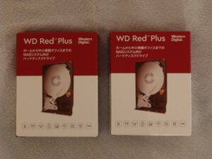 Western Digital WD Red Plus 2台